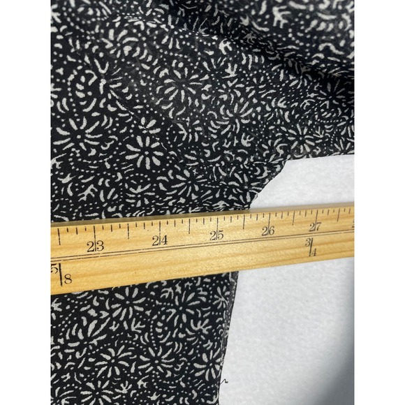 Motherhood Maternity Blouse Floral Print Long Sleeve‎ Sheer Black Top 3X Women - Picture 8 of 11